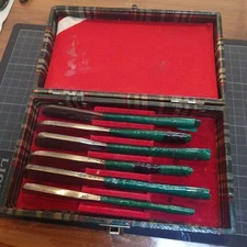 Kamisori Japanese Razor For Barbers Set of 6VintageHENKOTU from JAPAN Used item