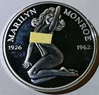 Vintage Marilyn Monroe - 1oz .999 Fine Silver Round~Proof Quality Rare Find!