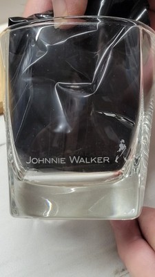 3 VTG Johnnie Walker/ Walking Man Square Base Rocks Glass's Never Used W/O Box