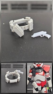 Star Wars 3.75 1/18 3D Printed Clone Belt Accessories