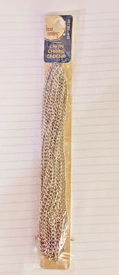 NEW Bead Landing 82 In, Silver Chain, Nickel Free.