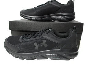 UA Under Armour Charged Assert 9 Mens Sz 10.5 Running Shoes Black/Black