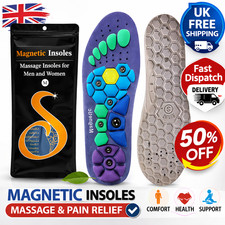 Akusoli | Magnetic Acupressure Shoe Insoles for Pain, Feet Fatigue Relief NEW