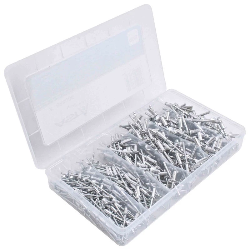 COFFRET DE 400 RIVETS POP ALU ASSORTIS DE 3.2 à 4.8 mm - Photo 1/1