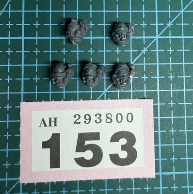 5 Space Marine Infiltrator Incursor Helmkopf 40k Bits Heresy Phobos Primaris