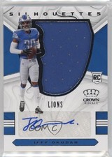 2020 Panini Chronicles Crown Royale Silhouette 7/99 Jeff Okudah Auto 15g5