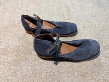 Kork Ease Bellota Shoes Womens 9.5M Blue Suede Leather Flats 