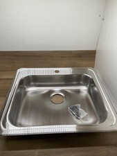 Elkay GECR25211 drop in kitchen sink single basin 25" Stainless Steel READ 