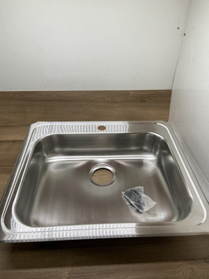 #ad Elkay GECR25211 drop in kitchen sink single basin 25quot; Stainless Steel *READ* $139.99