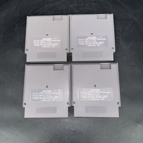 NES 4 Game Lot. Authentic! (Dr Mario, Voyager,capon Skyhawk,Top Gun)