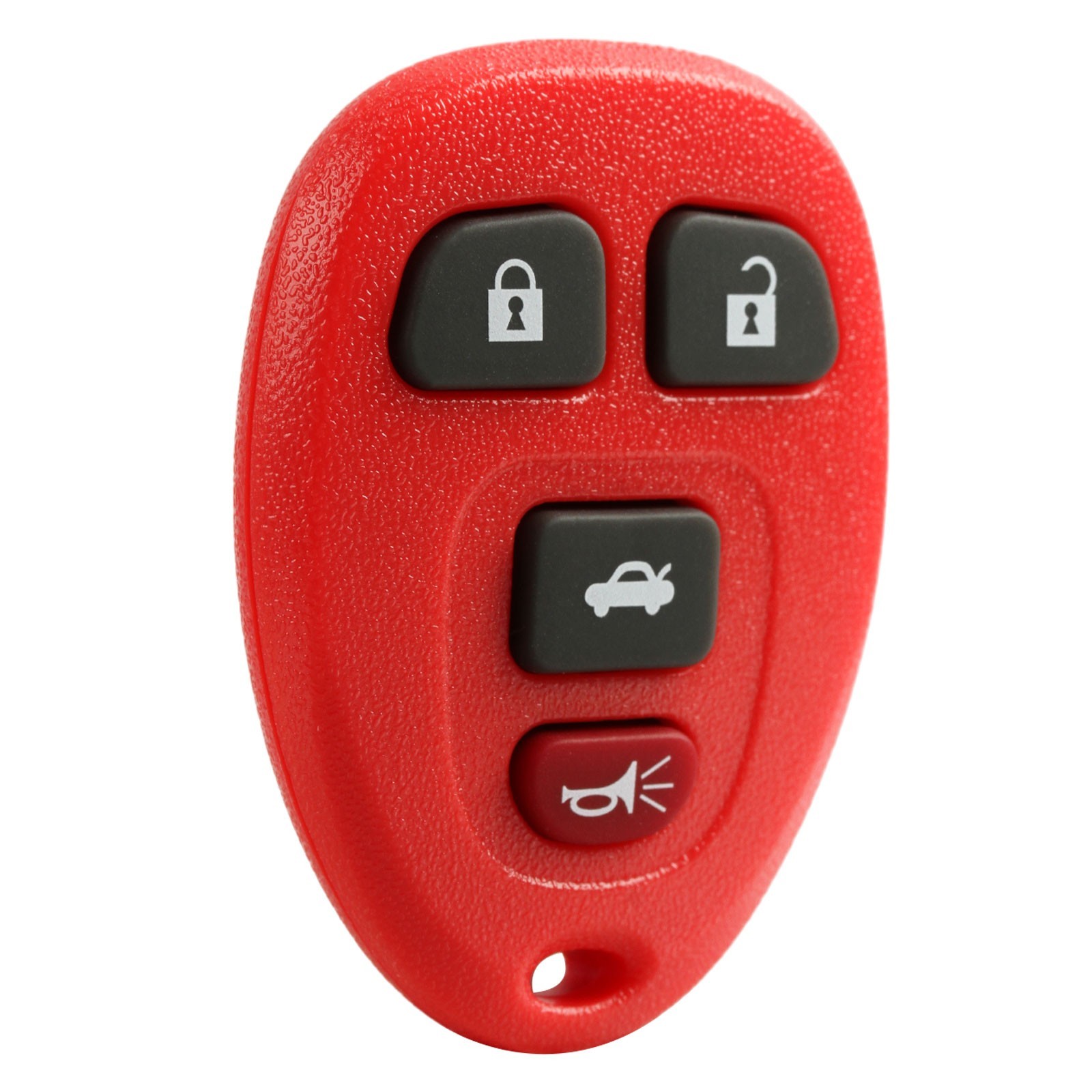 Remote Keyless Entry Car Key Fob Replacement For Chevrolet Red 4b (15252034)