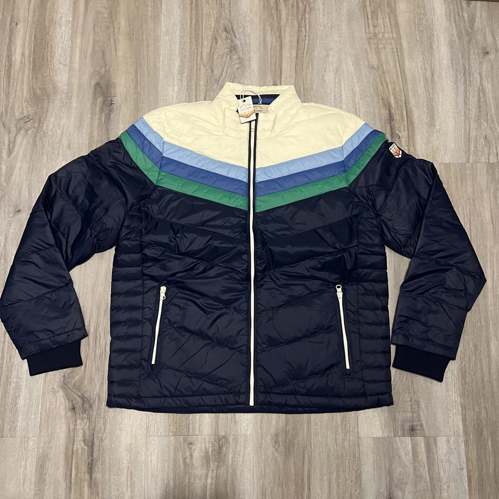 NWT Marine Layer Zurich Puffer Jacket Mens Size L LARGE ML x LF Lost Found NEW - product detail image 1