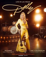 Dolly Parton 2025 Las Vegas Poster 