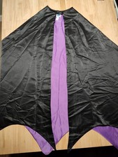 Rubies Deluxe Batgirl Cape Embroidered Yellow Bat DC Comics Costume Halloween OS