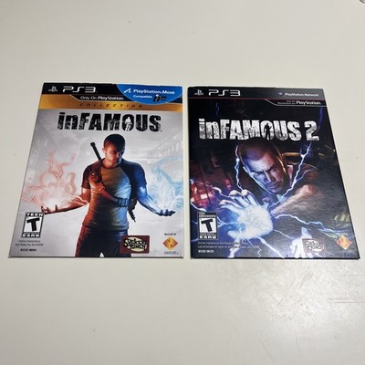 Infamous 1 And 2 - Game Bundle Sony PlayStation 3 PS3 Fast Shipping