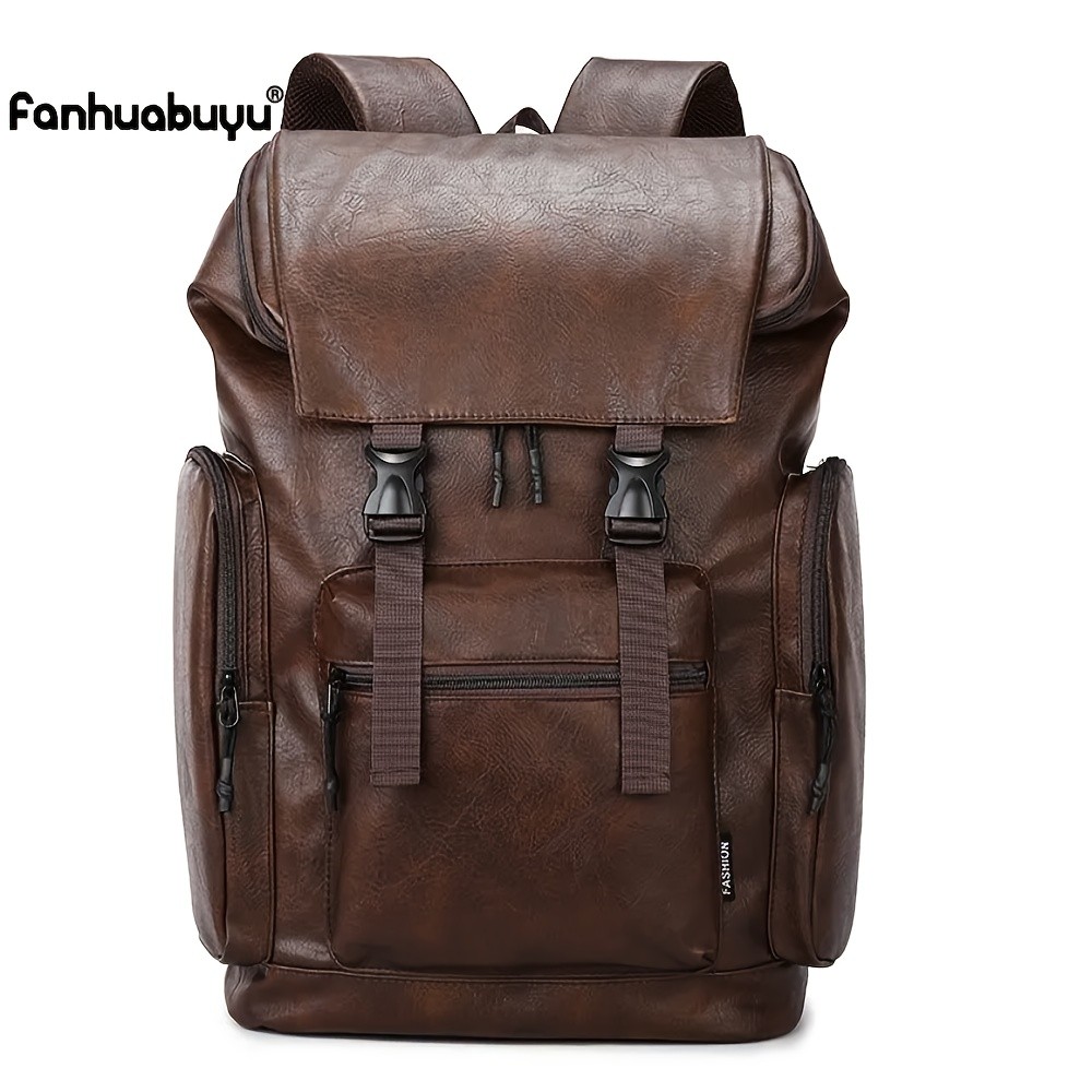 best vintage style laptop backpacks Backpack - Emerald - 15.6" Laptop Pocket - Weatherproof Waxed Canvas & Leather - 18L 1 x Front Pocket with zipper Laptop Bags Vintage Leather Rucksack