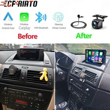 2+64G F�r BMW X3 E83 2004-2012 Autoradio Android 15 GPS Navi WIFI BT Carplay KAM