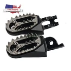 US Black Fat Foot Pegs Footrests peg For Kawasaki KX250 KX250F KX250X KX450F/X