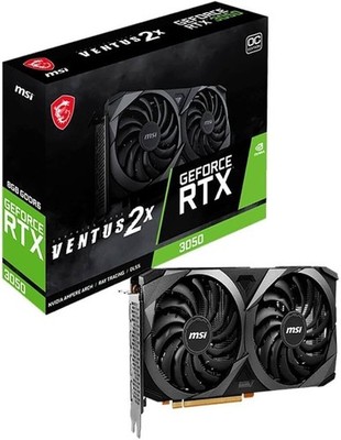 MSI GeForce RTX 3050 VENTUS 2X 8G OC GDRR6 Graphics Card