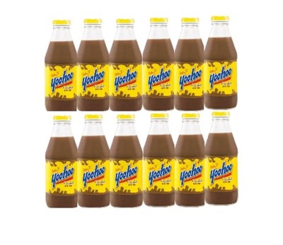 Yoo-hoo Chocolate Drink, 15.5 oz Glass Bottles (Pack of 12)