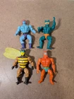 Lot 4 Vintage Masters of the Universe Figure Lot - For Parts MOTU Beast Faker