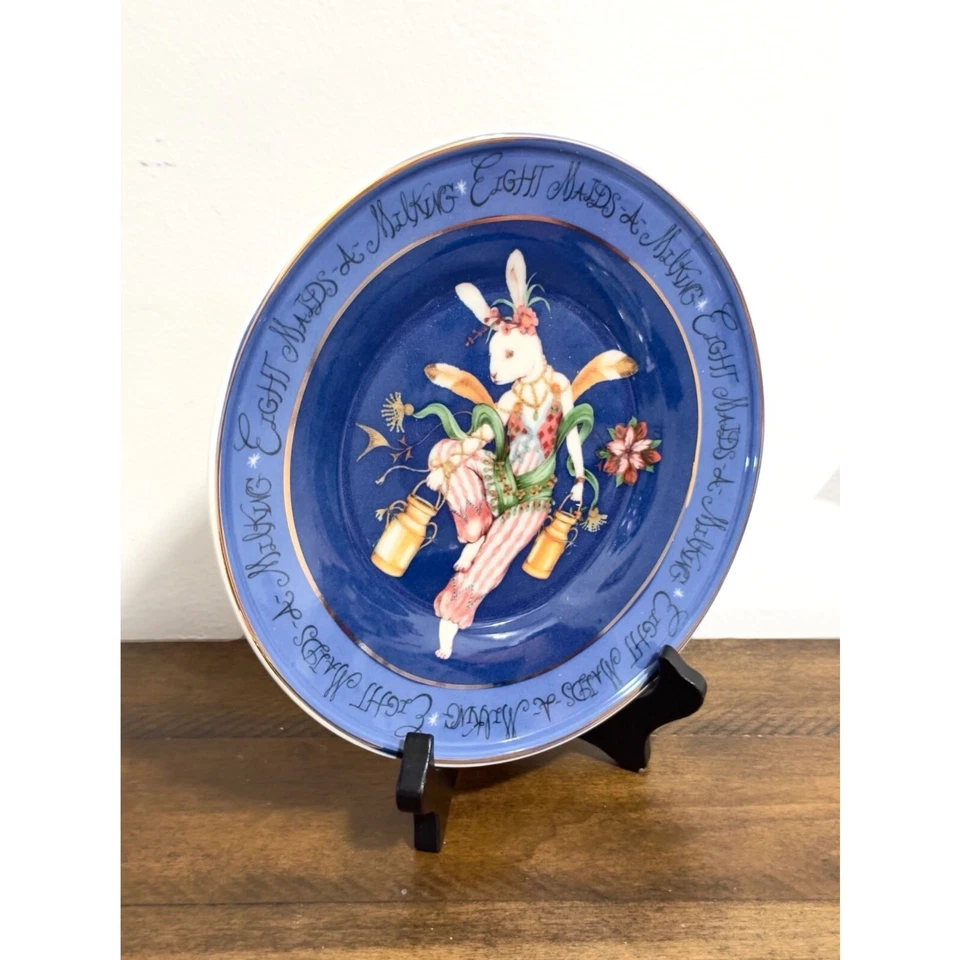 Новый с Ярлыками: Anthropologie - 12 дней Рождества, две черепахи голубей закуска тарелка - Изображение 4 из 4