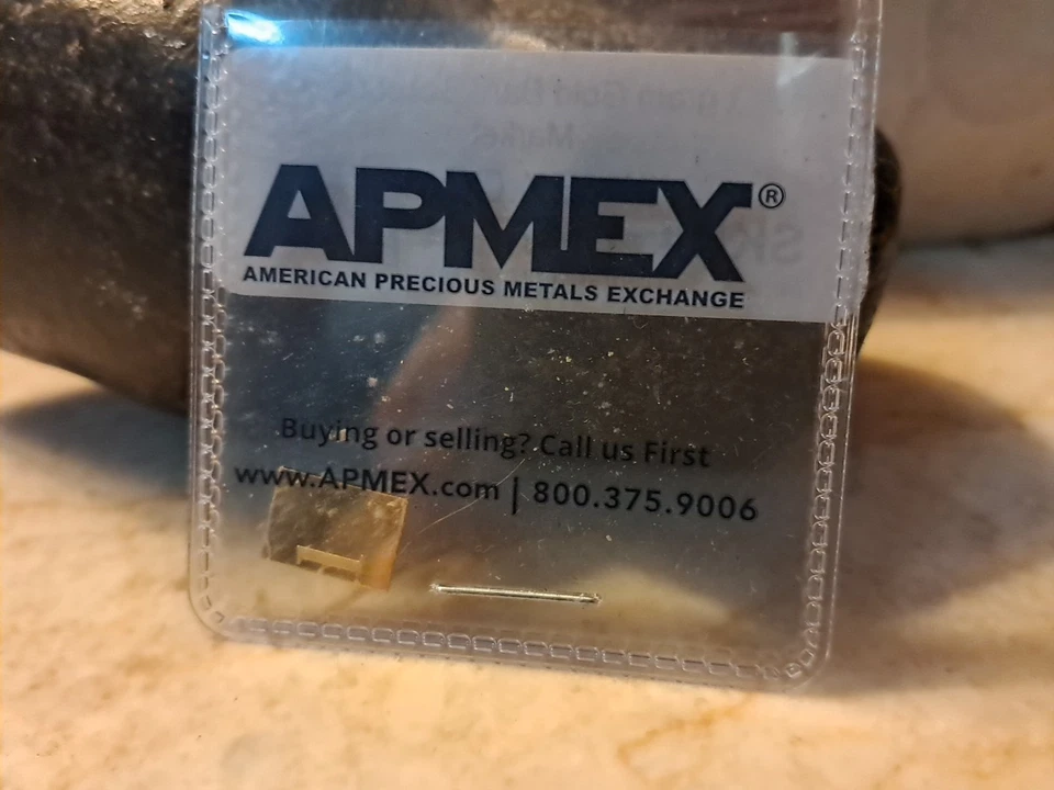 Золотой слиток 1 грамм - Apmex Nadir золото чистота Au .9999 - Изображение 3 из 3
