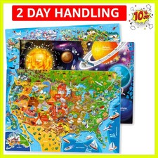 Puzzles for Kids Ages 4-6 - 3 Set 300 Piece Puzzles for Kids 6-8 - Learning M...