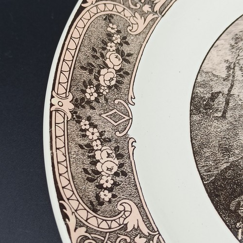 SARREGUEMINES ASSIETTE PLATE FAÏENCE Modèle RÉGENCE PATER Conversation Galante - Photo 9 sur 13