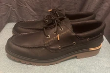 Sperry Authentic Original A/O Men’s Lug Boat Shoe Size 14 STS25155 Black NWOB