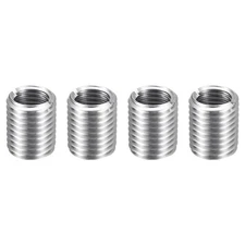 4pcs M20x2.5 Male to M16x2 Female Thread Repair Insert Reducing Nut 25mm Long