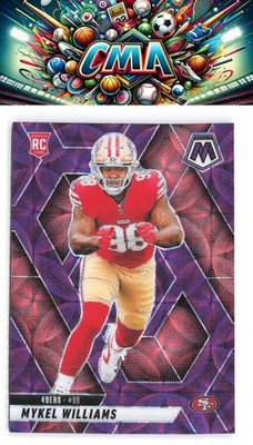 2025 Panini Mosaic #307 Mykel Williams Scope Purple