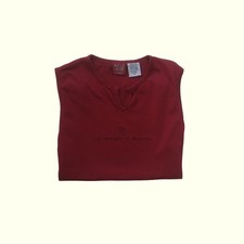 NCAA VTG 90s RETRO OU SOONERS OKLAHOMA FOOTBALL TANK T SHIRT RED OAK WMN SZ M
