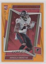 2022 Panini Rookies & Stars Rookies Orange 140/175 Arnold Ebiketie #187 0ym4
