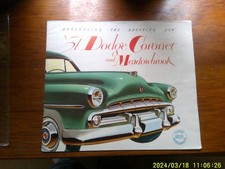 1951 Dodge Coronet-meadowbrook Color Dealer Showroom Sales Brochure-excellent