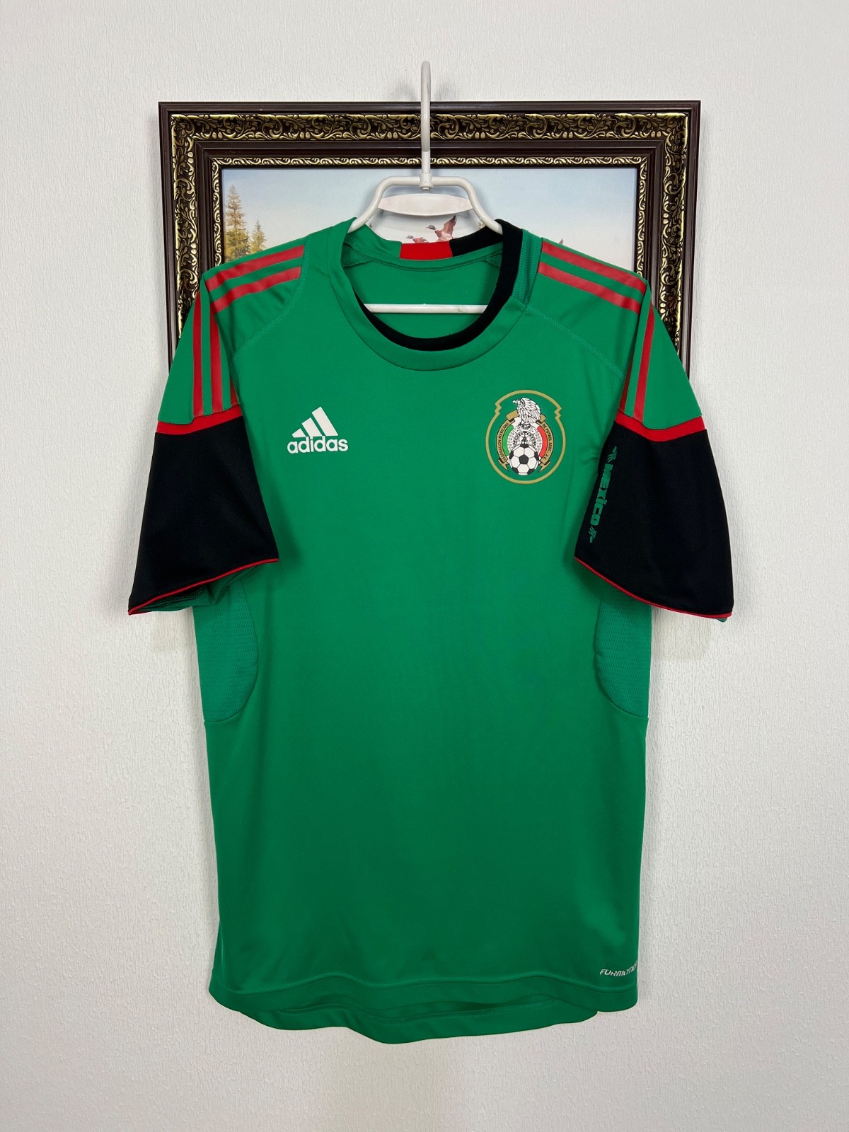 Mexico 2009 Train Football Shirt Formation Player Issue Soccer Jersey Size L