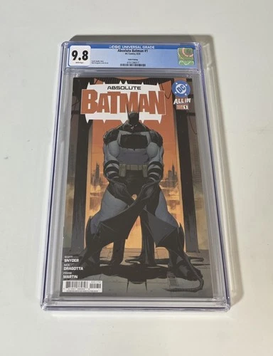 Absolute Batman #1 CGC 9.8 Graded Cover A 6th Sixth Print Nick Dragotta Snyder
