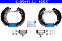 ATE Bremsbackensatz Hinten FüR Dacia Renault