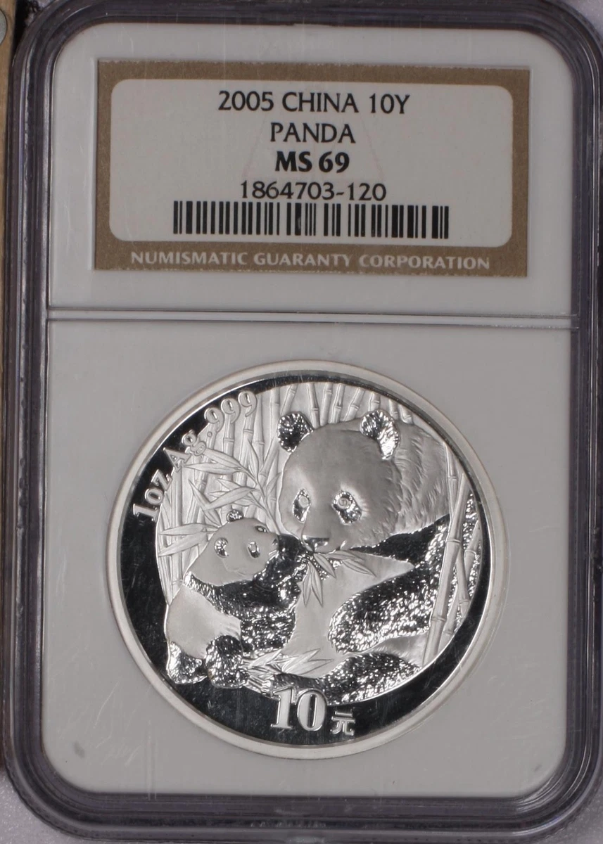 MS 69 Chinese Panda Silver Bullion Coins for sale | eBay