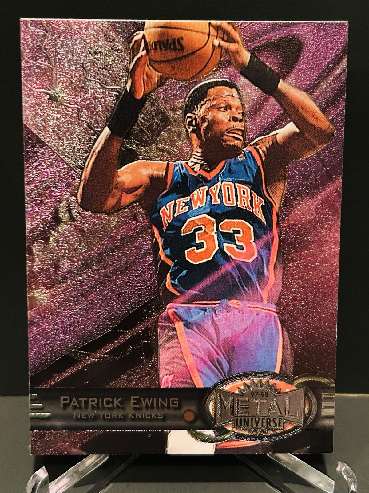 Patrick Ewing #26 (Basketball Cards 1997 Metal Universe) — is it worth grading?