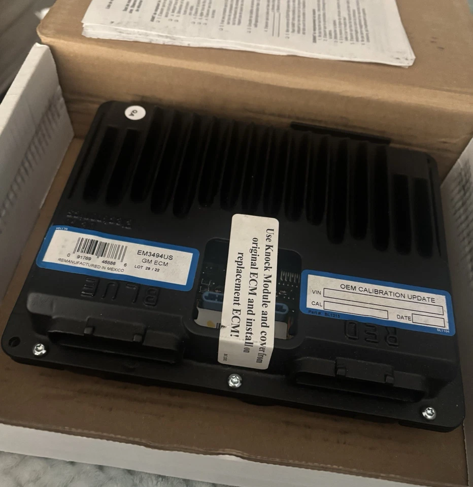 Engine Control Module (ECM)-GAS Blue Streak EM3494U Reman - Image 3 of 4