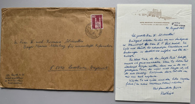 Karl Ziegler ( 1898-1973 ) - Chemie  Nobelpreisträger 1963 - original Autograph