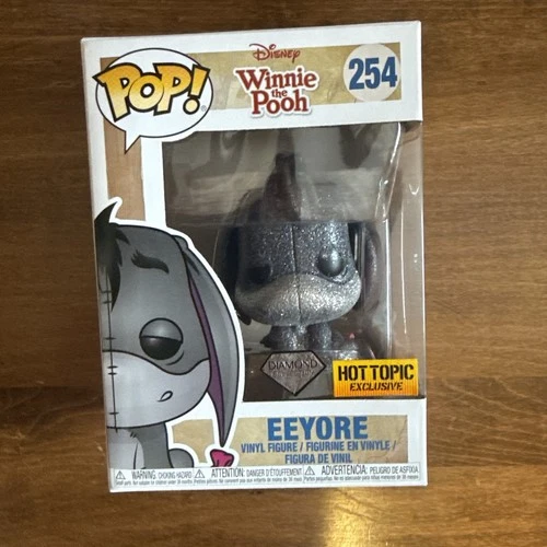 Funko Pop! Disney Winnie The Pooh EEYORE 254 Diamond Hot Topic Exclusive