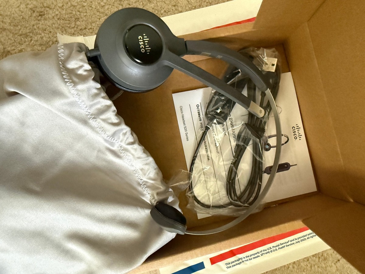 オーディオ機器 CISCO ヘッドセット CP-HS-W-521-USB=