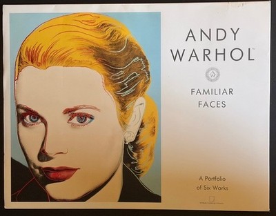 1989 Andy Warhol Familiar Faces 6 Print Set In Portfolio MOMA Original