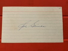 Joe Gaines🔥🔥MLB: 1960 Cincinnati Reds 🔥🔥RARE Autograph ⚾️⚾️