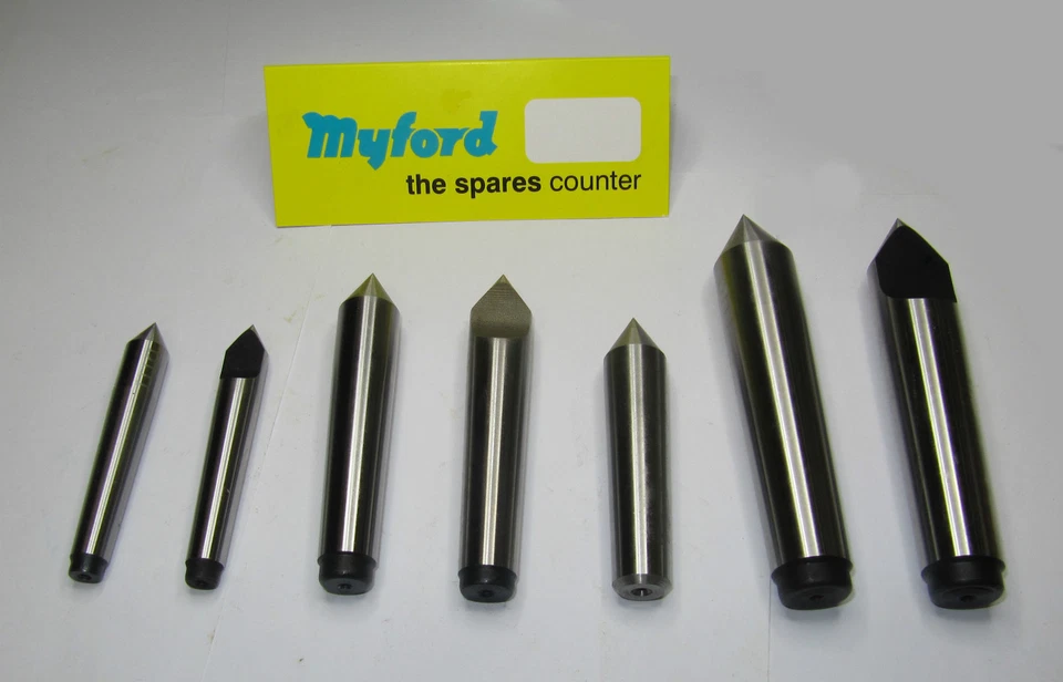 Myford Full Half Dead Centre 1mt, 2mt, 3mt Soft Hard Centre -From Myford ltd