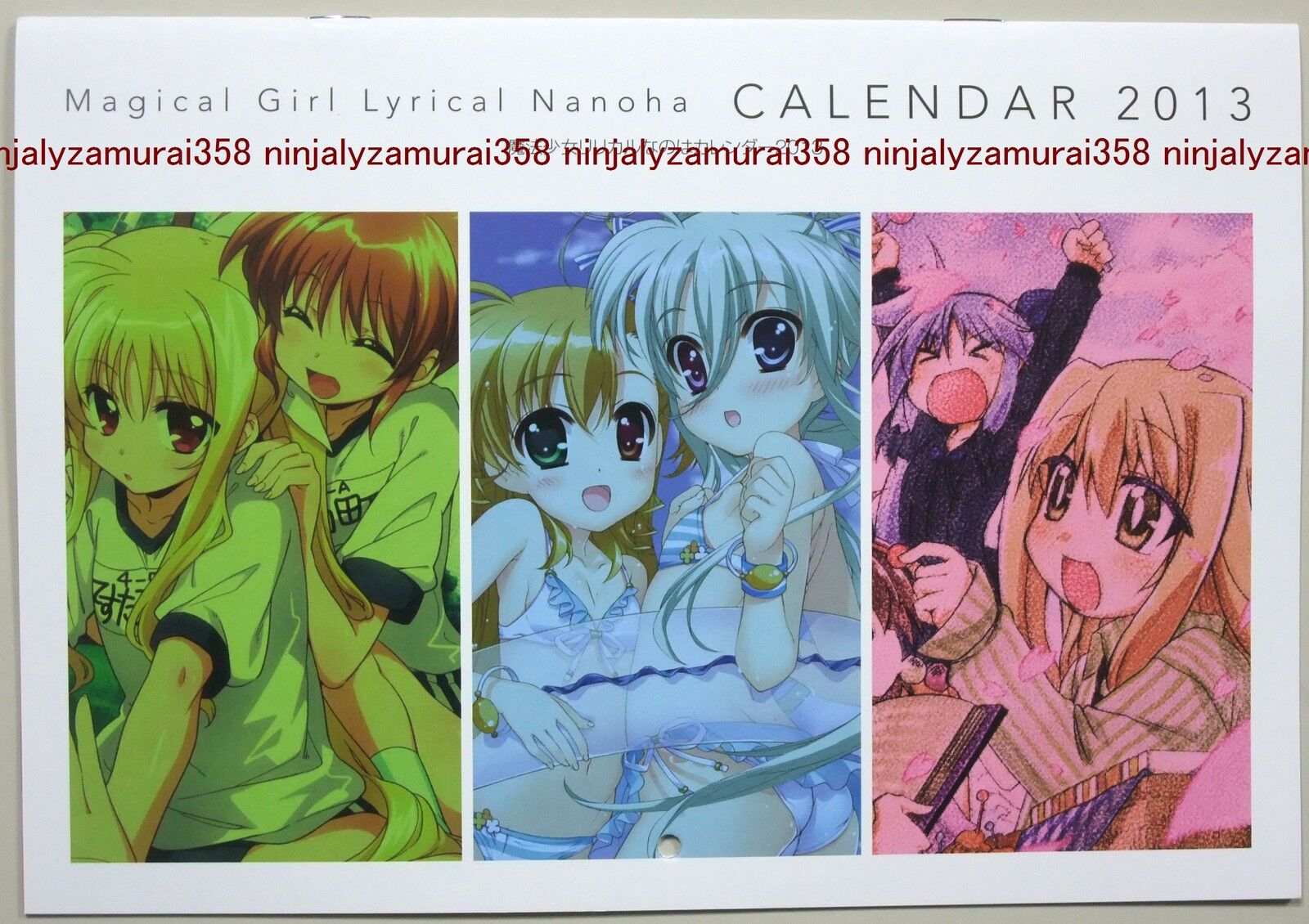 Calendário Anime 2013