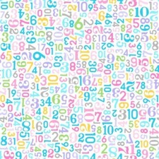 Playtime Flannel By Maywood Studio - Pink Numbers F10454-PZ