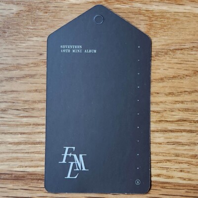 The 8 Official Paper Tag Seventeen 10th Mini Album FML Deluxe Ver